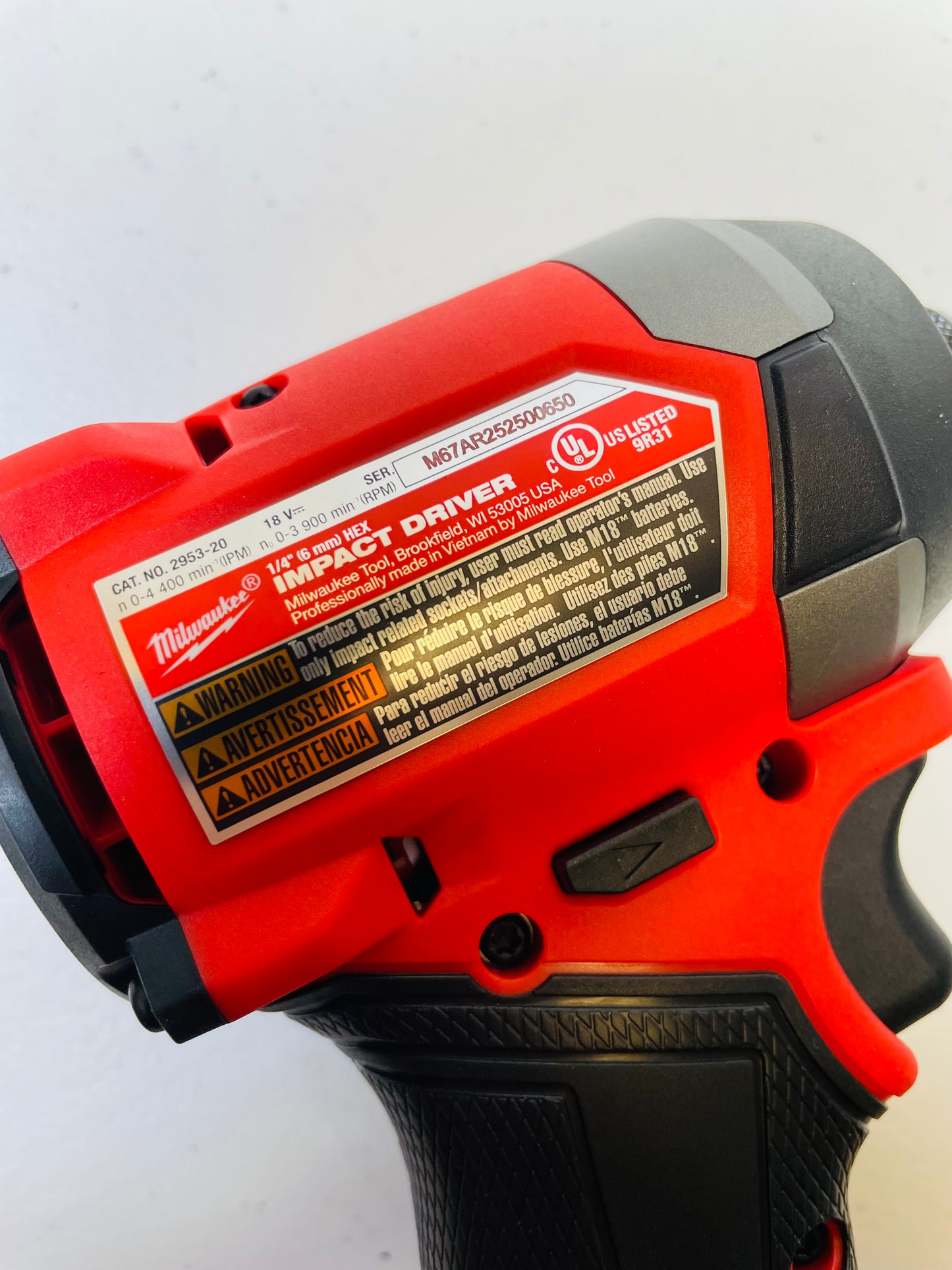 Milwaukee M18 Fuel 1/4" Hex Impact Driver