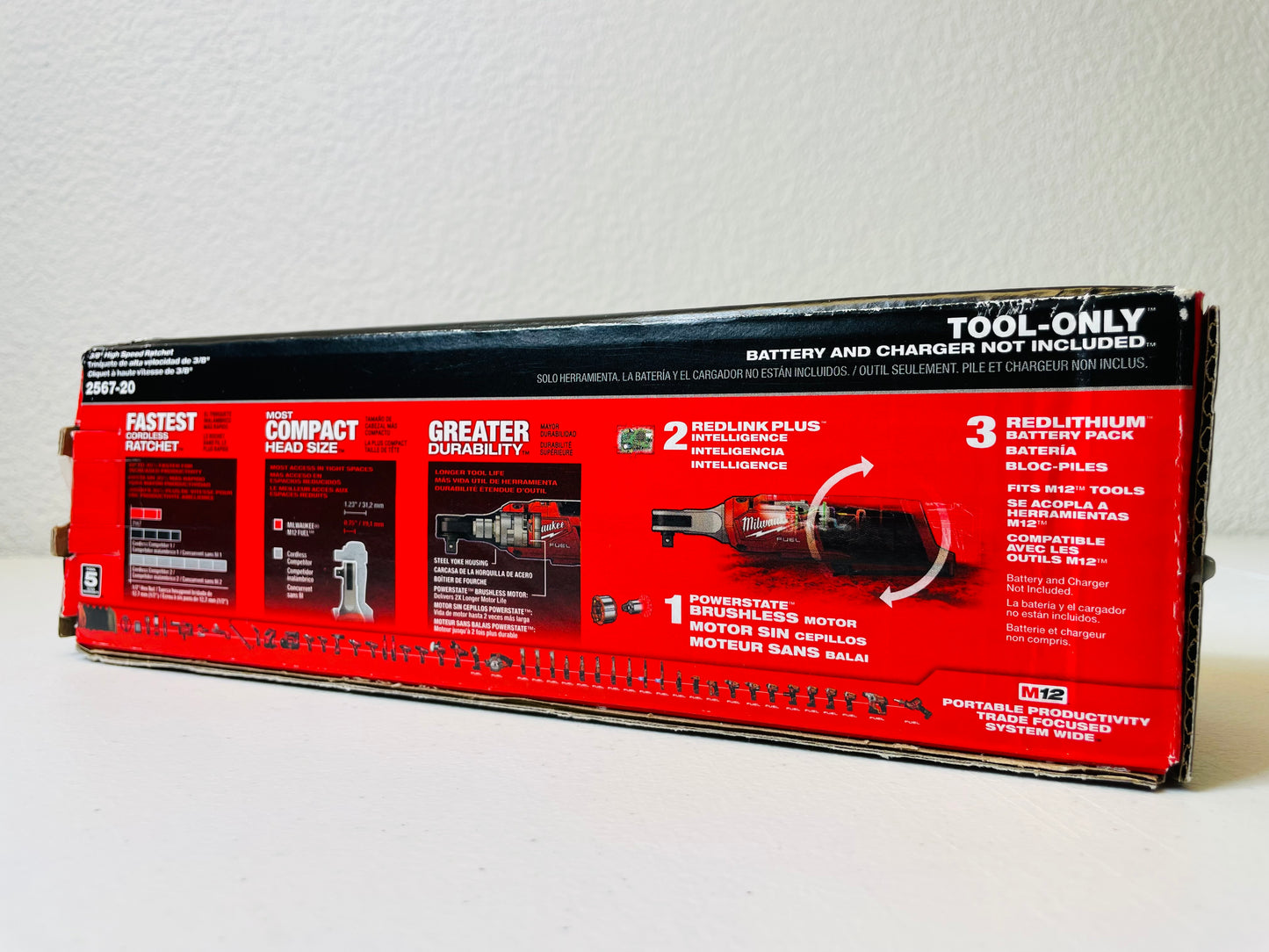 Milwaukee M12 Fuel 3/8" Speed Ratchet