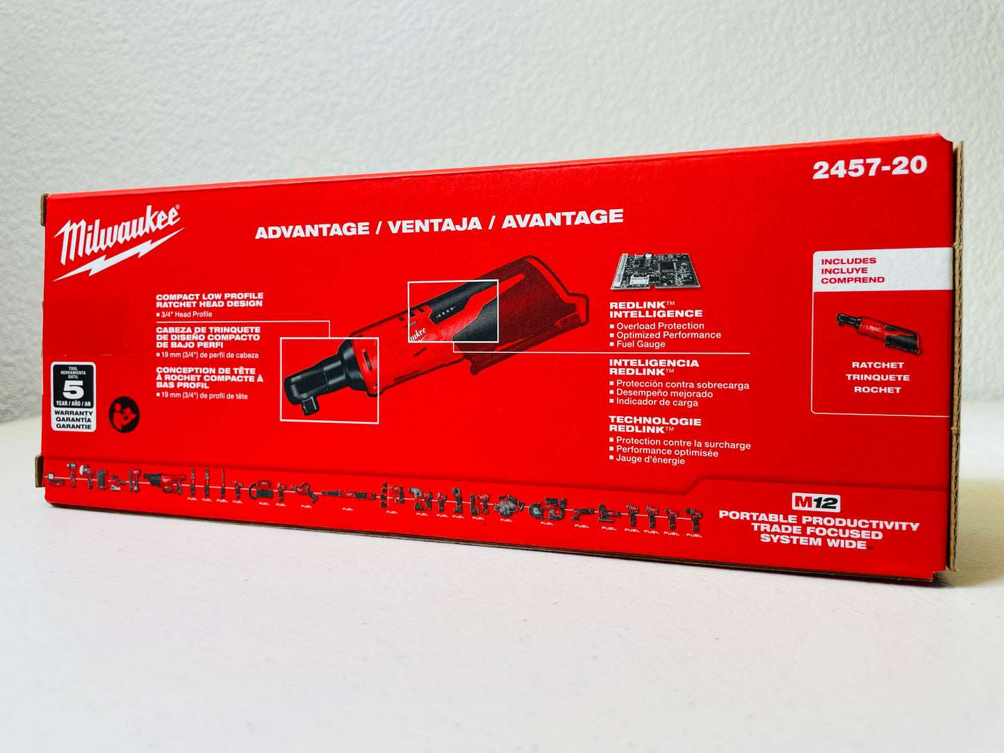 Milwaukee M12 3/8" Ratchet