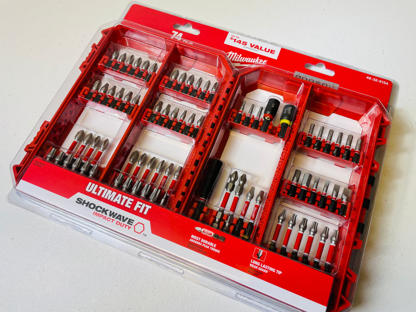 Milwaukee Shockwave Impact Screw Driver Bit Set (74-Piece)