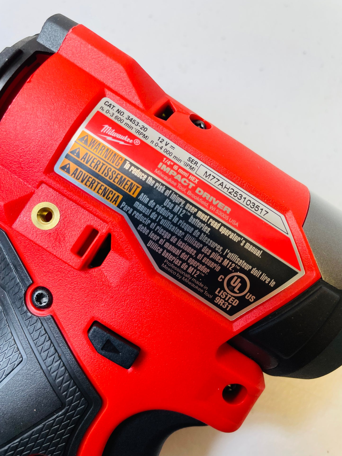 Milwaukee M12 Fuel 1/4" Hex Impact Driver