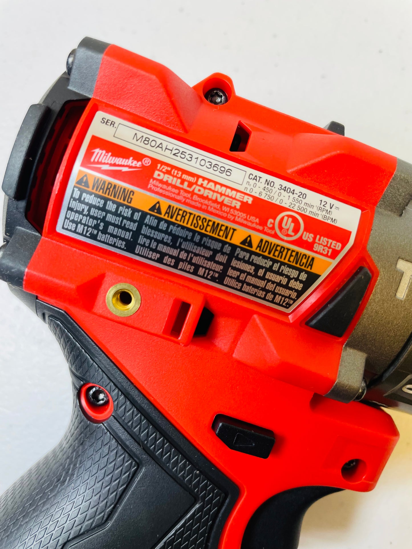 Milwaukee M12 Fuel 1/2" Hammer/Drill Driver